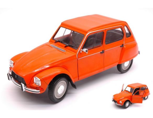 Solido SL1800304 CITROEN DYANE 6 1974 ORANGE TENERE' 1:18 Modellino