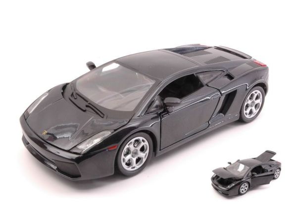 Bburago BU22051BK LAMBORGHINI GALLARDO 2005 BLACK 1:24 Modellino
