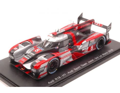 Spark Model S5105 AUDI R18 N.8 3rd LM 2016 L.DI GRASSI-L.DUVAL-O.JARVIS 1:43 Modellino