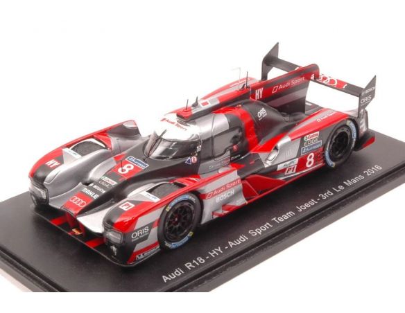 Spark Model S5105 AUDI R18 N.8 3rd LM 2016 L.DI GRASSI-L.DUVAL-O.JARVIS 1:43 Modellino