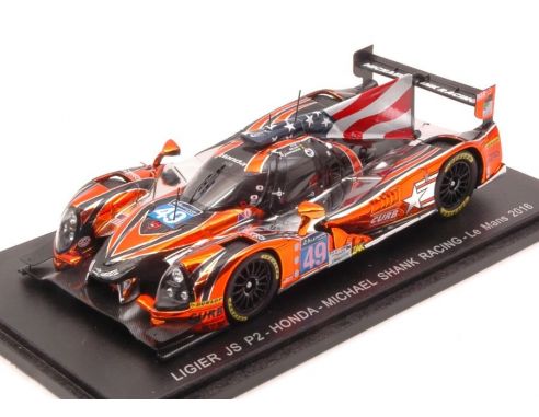 Spark Model S5130 LIGIER JS P2 N.49 14th LM 2016 J.PEW-O.NEGRI Jr.-L.VANTHOOR 1:43 Modellino
