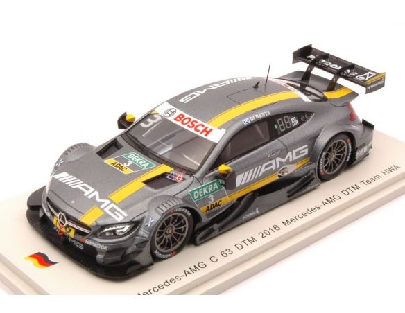 Spark Model SG280 MERCEDES C63 N.3 5th DTM 2016 P.DI RESTA 1:43 Modellino