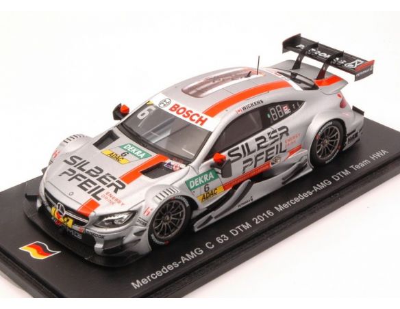 Spark Model SG281 MERCEDES C63 N.6 4th DTM 2016 R.WICKENS 1:43 Modellino
