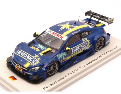 Spark Model SG282 MERCEDES C63 N.2 11th DTM 2016 G.PAFFETT 1:43 Modellino