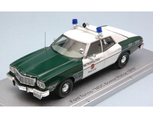 Kess Model KS43015033 FORD TORINO MDC BOSTON POLICE DEPARTMENT 1976 LIM.162 1:43 Modellino