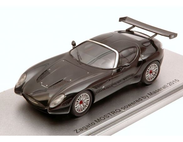 Kess Model KS43044000 ZAGATO MOSTRO RACING POWERED BY MASERATI 2015 BLACK LIM.250 1:43 Modellino