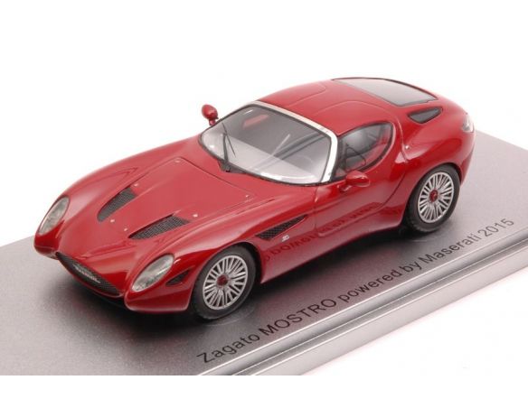 Kess Model KS43044001 ZAGATO MOSTRO RACING POWERED BY MASERATI 2015 RED LIM.250 1:43 Modellino