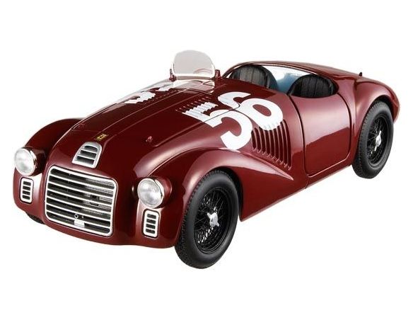 Hot Wheels N2072 FERRARI 125 S 1947  F.CORTESE No.56 1:18 Elite Modellino