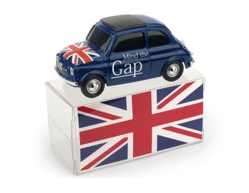 Brumm BMBR055 FIAT 500 BRUMS MIND THE GAP - GOD SAVE THE QUEEN LIM.200 PCS 1:43 Modellino