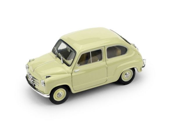 Brumm BM0247-09 FIAT 600 1a SERIE 1955 BEIGE UPD 1:43 Modellino