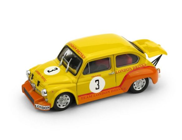Brumm BM0557 FIAT ABARTH 1000 N.3 ZANDVOORT 1970 ROB DIJKSTRA LIM.250 PCS 1:43 Modellino