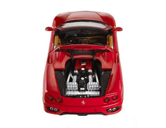 Hot Wheels Elite T9903 Ferrari 360 Spider Rossa Die Cast 1:18 Modellino