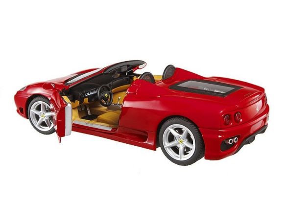 Hot Wheels Elite T9903 Ferrari 360 Spider Rossa Die Cast 1:18 Modellino