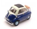 Cararama Motorama CA12370BL BMW ISETTA 250 BLUE CREAM 1:43 Modellino