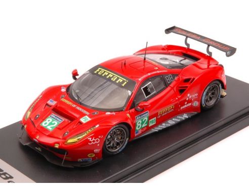 Looksmart LSLM034 FERRARI 488 GTE N.82 19th LM 2016 G.FISICHELLA-M.MALUCELLI-VILANDER 1:43 Modellino