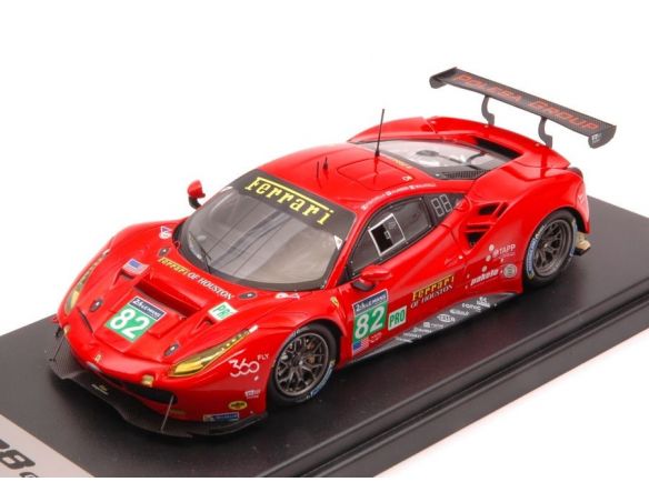 Looksmart LSLM034 FERRARI 488 GTE N.82 19th LM 2016 G.FISICHELLA-M.MALUCELLI-VILANDER 1:43 Modellino