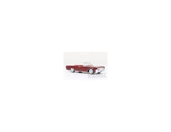 Neo Scale Models NEO47050 LINCOLN CONTINENTAL CONVERTIBLE RED 1961 1:43 Modellino