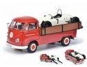 Schuco SH0371 VW T1B PORSCHE W/FORMULA RACER 1:18 Modellino