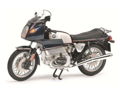Schuco SH6508 BMW R 100 RS BLUE/SILVER 1:10 Modellino