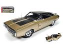 Auto World AMM1077 DODGE CHARGER R/T 1970 50th ANNIVERSARY METALLIC GOLD 1:18 Modellino