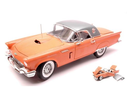 Auto World AMM1106 FORD THUNDERBIRD CONVERTIBLE 1057 CORAL SAND LIM.252 1:18 Modellino