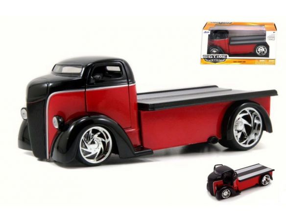Jada JADA96959RBK FORD COE 1947 RED/BLACK 1:24 Modellino