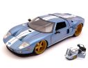 Jada JADA97368 FORD GT 2005 LIGHT BLUE/WHITE 1:24 Modellino