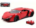 Jada JADA97388 LYKAN HYPERSPORT RED FAST & FURIOUS 7 1:18 Modellino