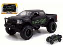 Jada JADA97479 FORD F-150 SVT RAPTOR OFF ROAD 2011 BLACK W/GREEN WRITING 1:24 Modellino