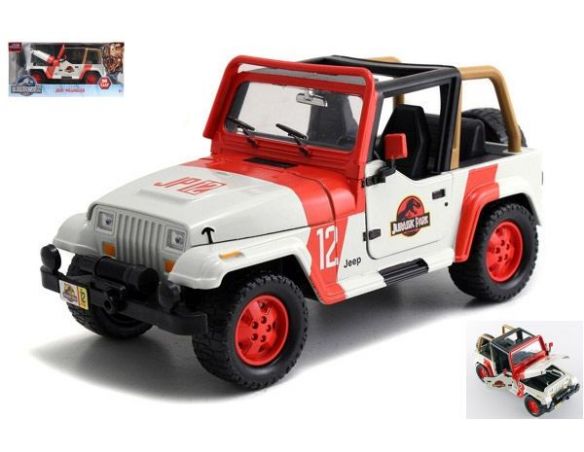 Jada JADA97806 JEEP WRANGLER 1992 JURASSIC PARK 1:24 Modellino