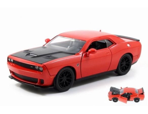 Jada JADA97853 DODGE CHALLENGER SRT 2015 HELLCAT ORANGE 1:24 Modellino