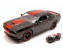 Jada JADA97855 DODGE CHALLENGER SRT 2015 HELLCAT BLACK/RED 1:24 Modellino