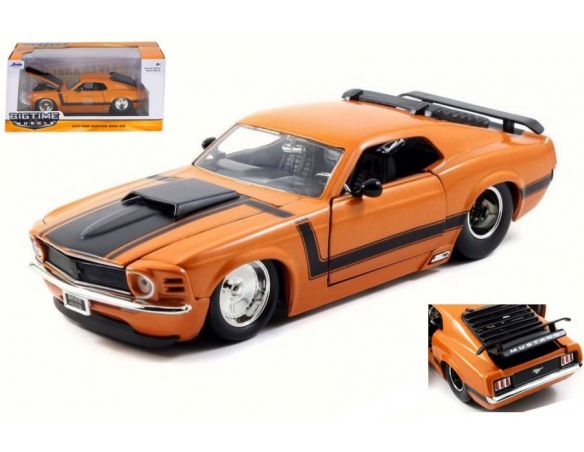 Jada JADA98030 FORD MUSTANG BOSS 429 1970 ORANGE 1:24 Modellino