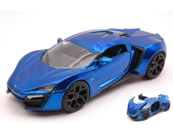 Jada JADA98076 LYKAN HYPERSPORT 2013 BLUE 1:24 Modellino