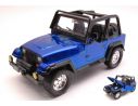 Jada JADA98082 JEEP WRANGLER 1992 BLUE 1:24 Modellino