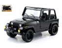 Jada JADA98083 JEEP WRANGLER 1992 BLACK 1:24 Modellino