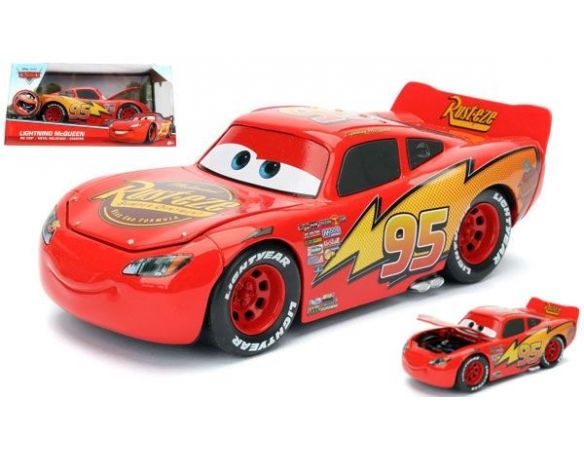 Jada JADA98099 LIGHTNING MCQUEEN DISNEY MOVIE CARS 1:24 Modellino