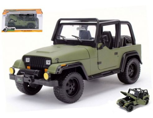 Jada JADA98132 JEEP WRANGLER 1992 GREEN 1:24 Modellino