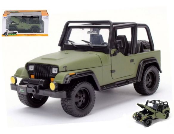 Jada JADA98132 JEEP WRANGLER 1992 GREEN 1:24 Modellino