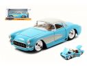 Jada JADA98162 CORVETTE SOMBRERO 1957 SKY BLUE 1:24 Modellino