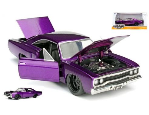 Jada JADA98233 PLYMOUTH ROADRUNNER 1970 CANDY PURPLE 1:24 Modellino