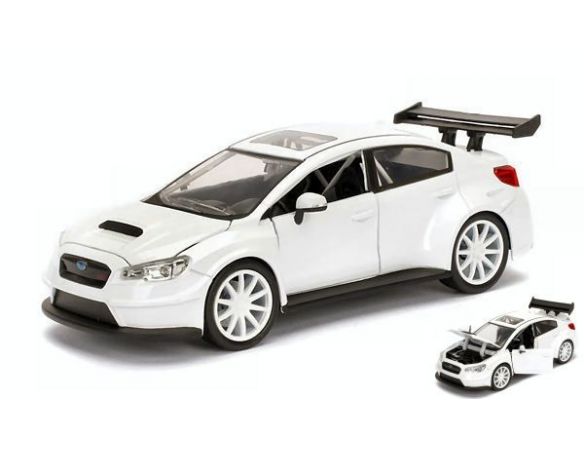 JADA TOYS JADA98296 MR.LITTLE NOBODY S SUBARU WRX STi FAST & FURIOUS 8 WHITE 1:24 Modellino