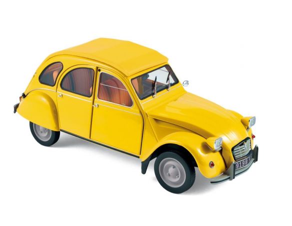 Norev NV181496 CITROEN 2CV 6 CLUB 1979 MIMOSA YELLOW 1:18 Modellino