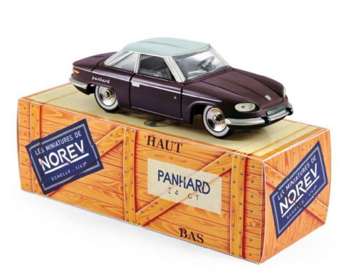 Norev NVCL4511 PANHARD 24CT QUETSCHE & GRIS CAPELINOS (OPEN WINDOWS) 1:43 Modellino