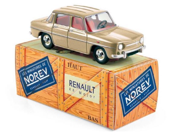 Norev NVCL5112 RENAULT R8 MAJOR BEIGE GALAPAGOS METALLIC 1:43 Modellino