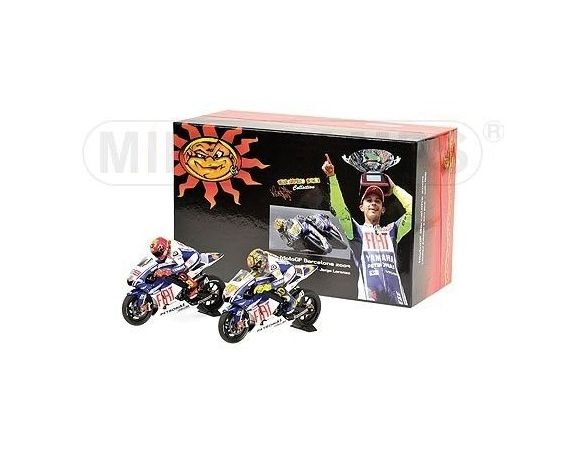 Minichamps PM122094699 YAMAHA V.ROSSI/J.LORENZO 2009 1:12 Modellino