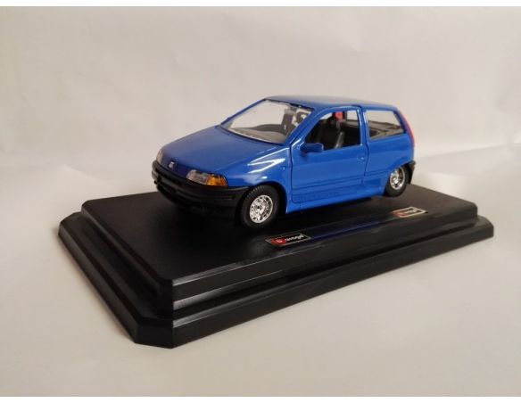 Bburago FIAT PUNTO OLD 1995 BLU METALIZZATO 1:24 Modellino