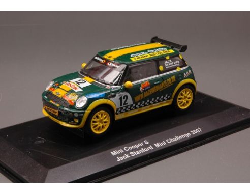 Edison Giocattoli EDS895021C MINI COOPER S N.12 MINI CHALLENGE 2007 JACK STANFORD 1:43 Modellino