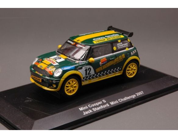 Edison Giocattoli EDS895021C MINI COOPER S N.12 MINI CHALLENGE 2007 JACK STANFORD 1:43 Modellino