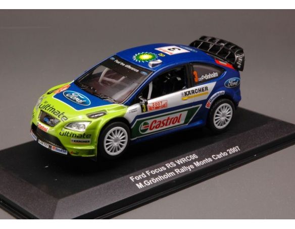 Edison Giocattoli EDS895021F FORD FOCUS WRC06 N.3 3rd MONTE CARLO 2007 M.GRONHOLM-T.RAUTIAINEN 1:43 Modellino